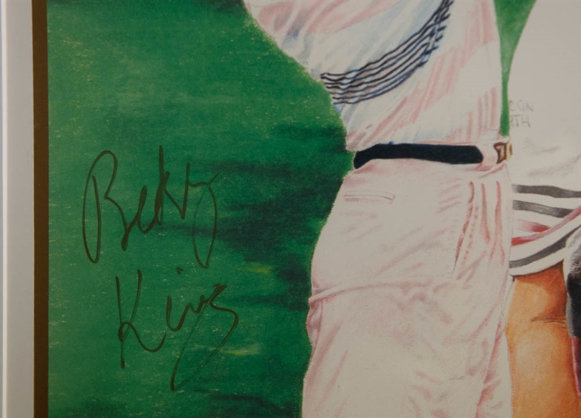 Large Betsy King Signed Framed Poster Print