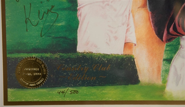 Large Betsy King Signed Framed Poster Print