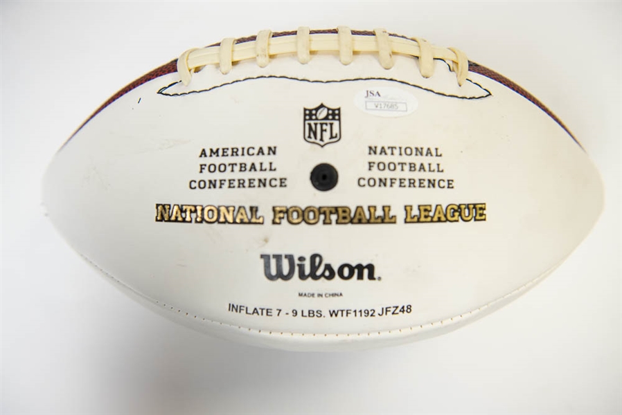 Penn State Team & Anquan Boldin Signed Footballs - JSA