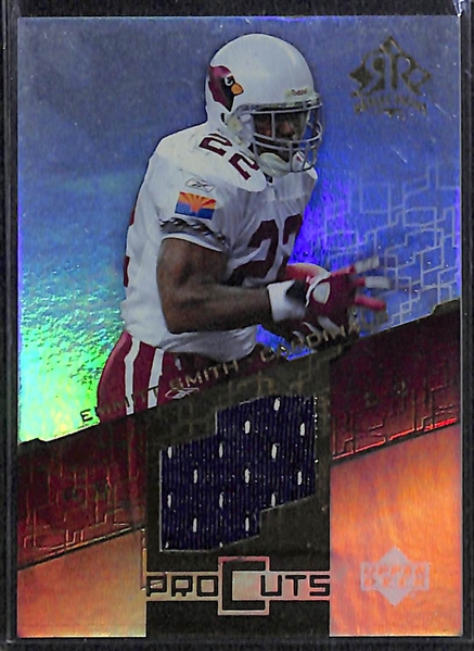 Lot Of 80 Football Relic Cards w. Emmitt Smith & Drew Brees