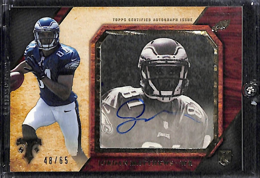 Lot Of 125 Football Autograph Cards w. Allen Robinson & Carlos Hyde