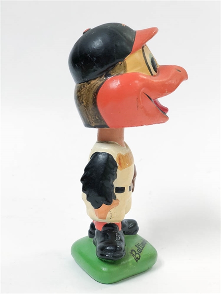 1963-65 Baltimore Orioles Mascot Bird Head (Green Diamond Base)