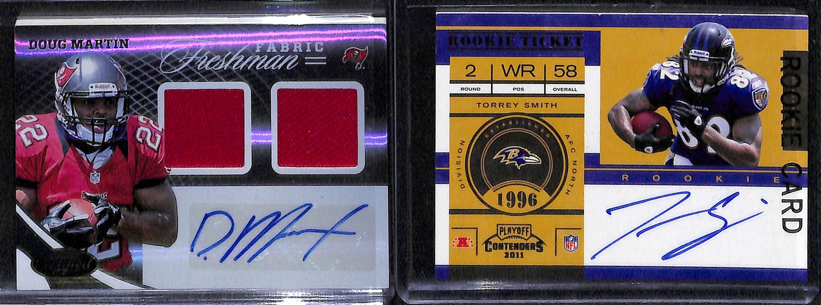 Lot Of 135 Football Autograph Cards w. Daunte Culpepper & Carlos Hyde