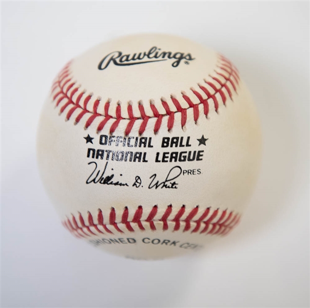 Richie Ashburn Signed National League Baseball
