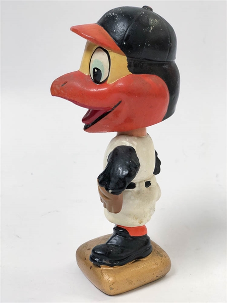 1966-71 Baltimore Orioles Mascot Bird Head (Gold Diamond Base)