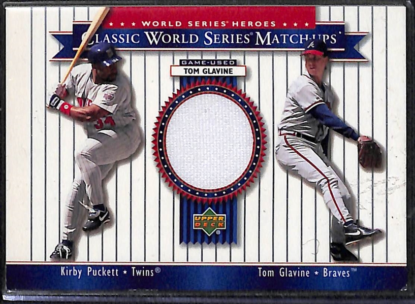 Lot Of 55 Baseball Relic Cards w. Bagwell & Glavine