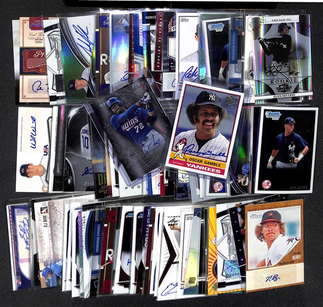 Lot Of 90 Baseball Autograph Cards w. Sano & Gamble
