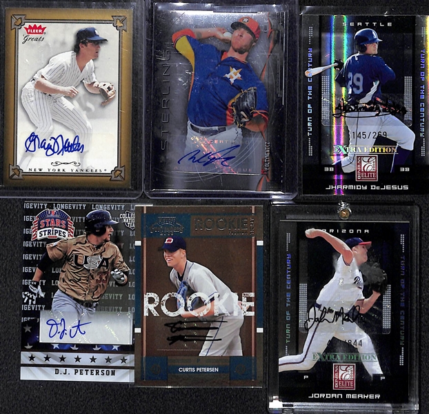 Lot Of 90 Baseball Autograph Card w. Nettles & Foltynewicz