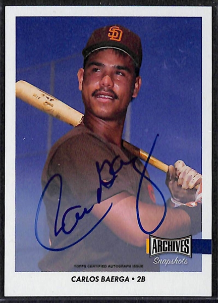 Lot Of 90 Baseball Autograph Cards w. Boyer & Baerga