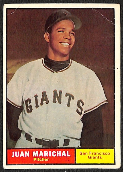 1960s Lot of 3 HOFer Rookie Cards (Juan Marichal, Joe Morgan, Don Sutton)