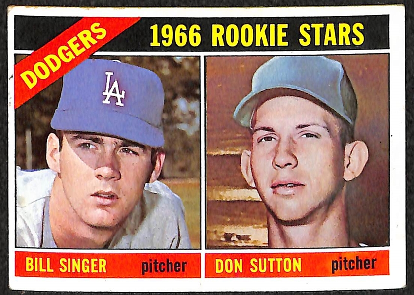 1960s Lot of 3 HOFer Rookie Cards (Juan Marichal, Joe Morgan, Don Sutton)