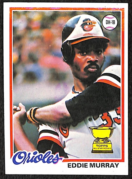 Lot of 3 1978 Eddie Murray Rookie Cards