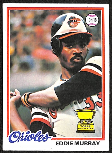 Lot of 3 1978 Eddie Murray Rookie Cards