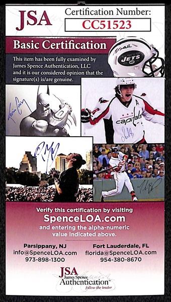 Jimmy Carter Cut Autograph & Photo Matte Display - JSA