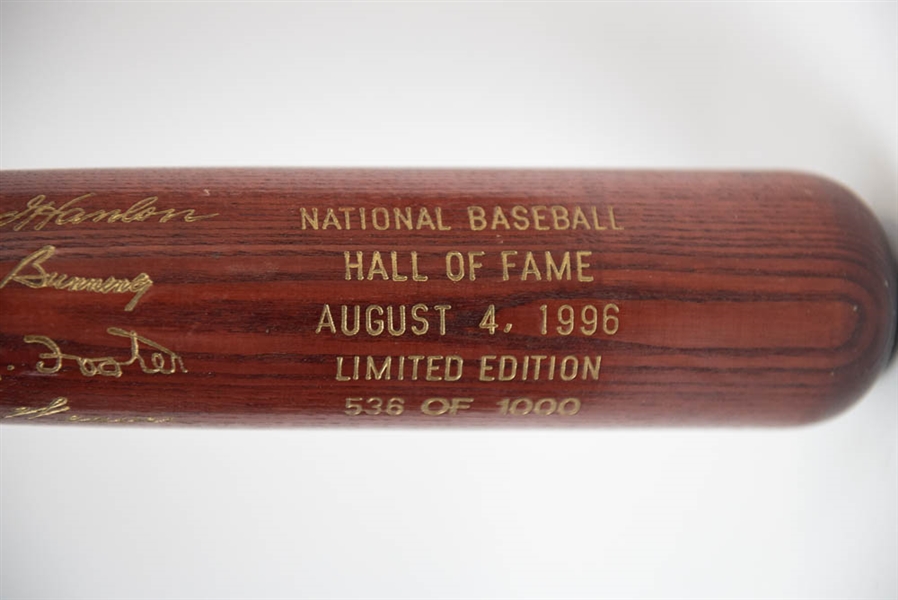 1996 Hall Of Fame Baseball Induction Bat