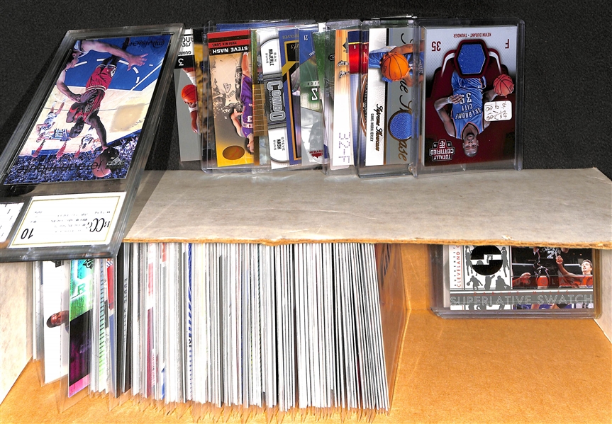 Lot of 116 Basketball Jersey Relic Cards w. Jordan & Iverson