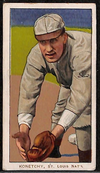Lot of 3 - 1909-11 T206 Cards w. Konetchy