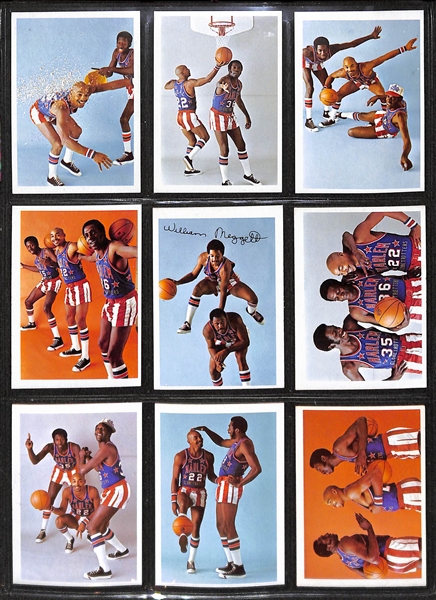 Lot of 34 1971 Cocoa Puffs Harlem Globetrotter Cards