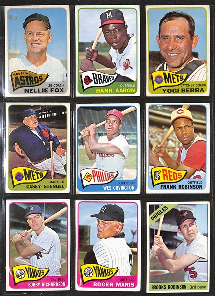 Lot of 135 Topps Baseball Cards (1959-1971) w. 1969 Mantle