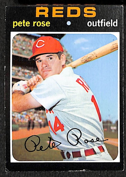 Lot of 250 1971 Topps Baseball Cards w. Pete Rose