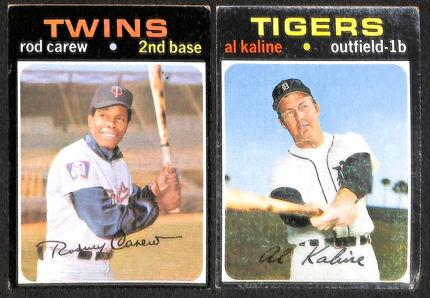 Lot of 250 1971 Topps Baseball Cards w. Pete Rose