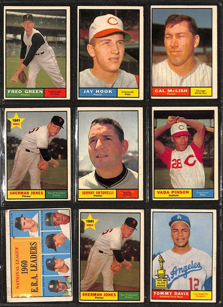 Lot of 58 (1957 & 1961) Topps Baseball Cards w. Walt Dropo