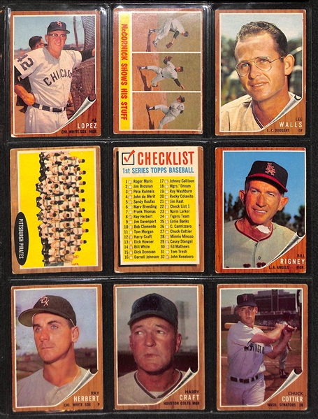 Lot of 200 Topps Baseball Cards (1958-1964) w. Don Newcombe