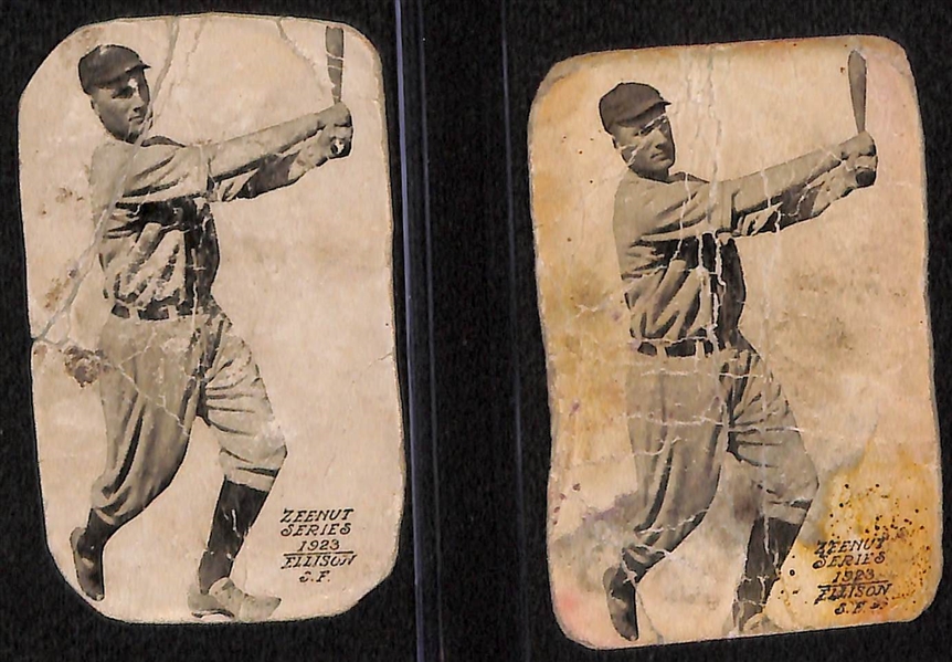 Lot of (15) 1923-1924 Zeenut Pacific Coast League Baseball Cards