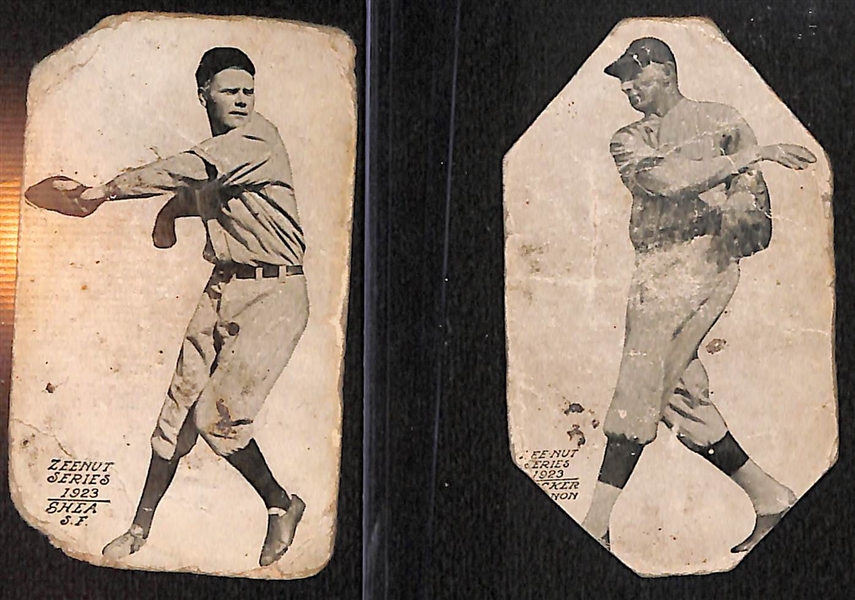 Lot of (15) 1923-1924 Zeenut Pacific Coast League Baseball Cards