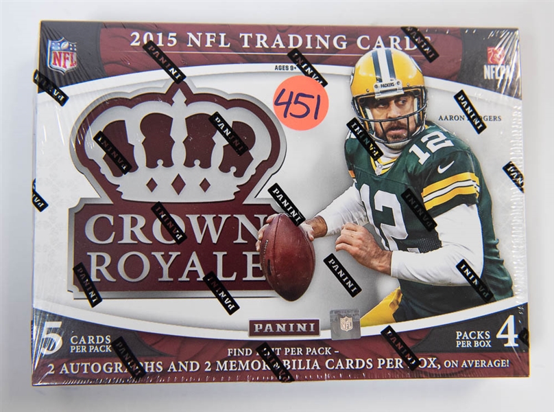 2015 Panini Crown Royale Football Sealed Box