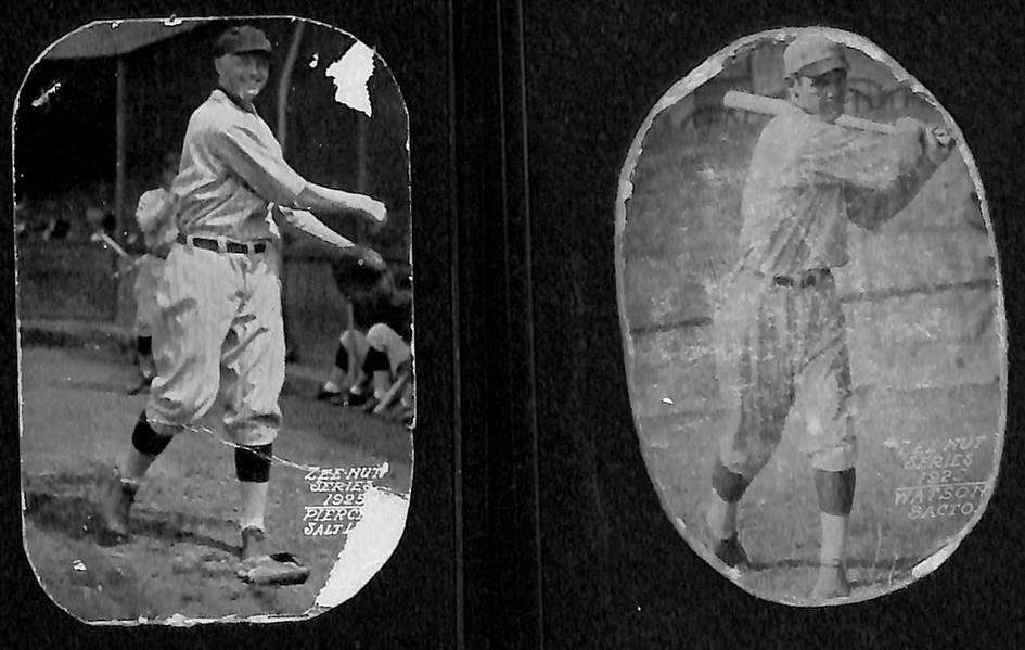 Lot of (14) 1925-1926 Zeenut Pacific Coast League Baseball Cards (w/ HOFer Lefty O'Doul Rookie)