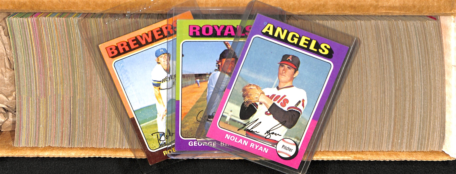 1975 Topps Baseball Complete Card Set