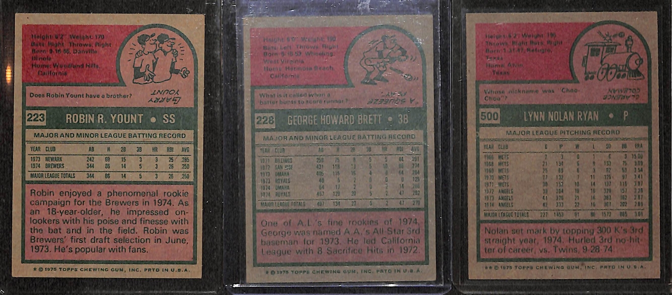 1975 Topps Baseball Complete Card Set
