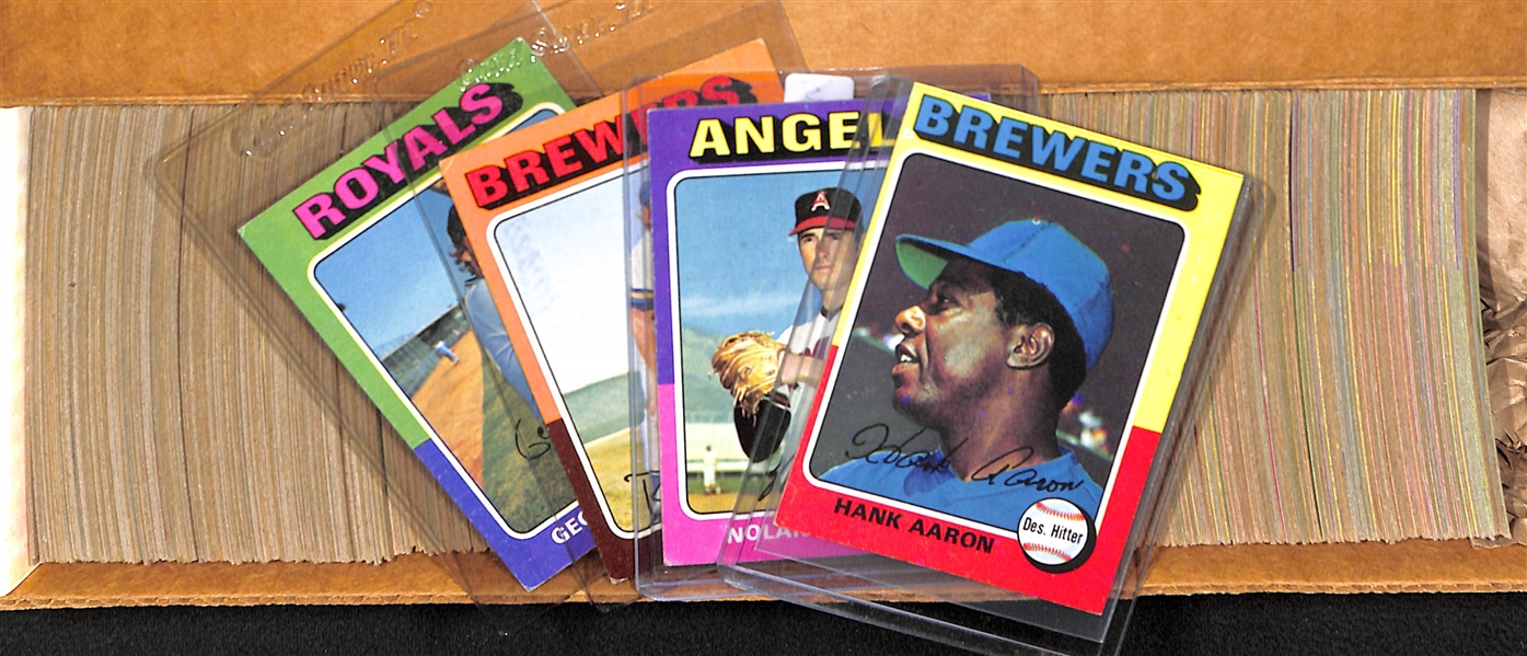 1975 Topps Baseball Complete Card Set