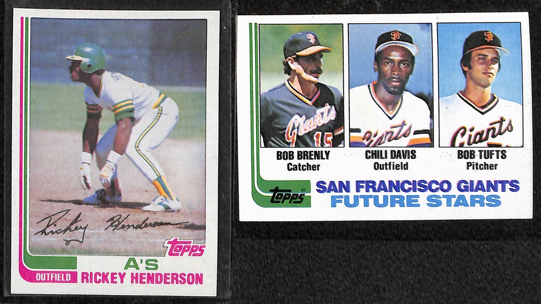 Lot of 2 1982 Topps Baseball Complete Card Sets