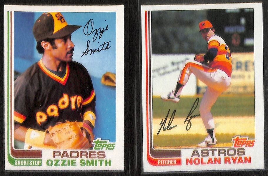 Lot of 2 1982 Topps Baseball Complete Card Sets