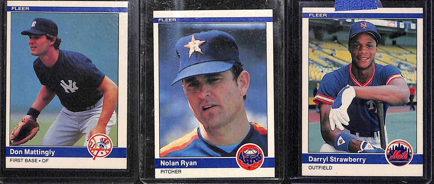  1984 Donruss & 1984 Fleer Baseball Complete Baseball Card Sets