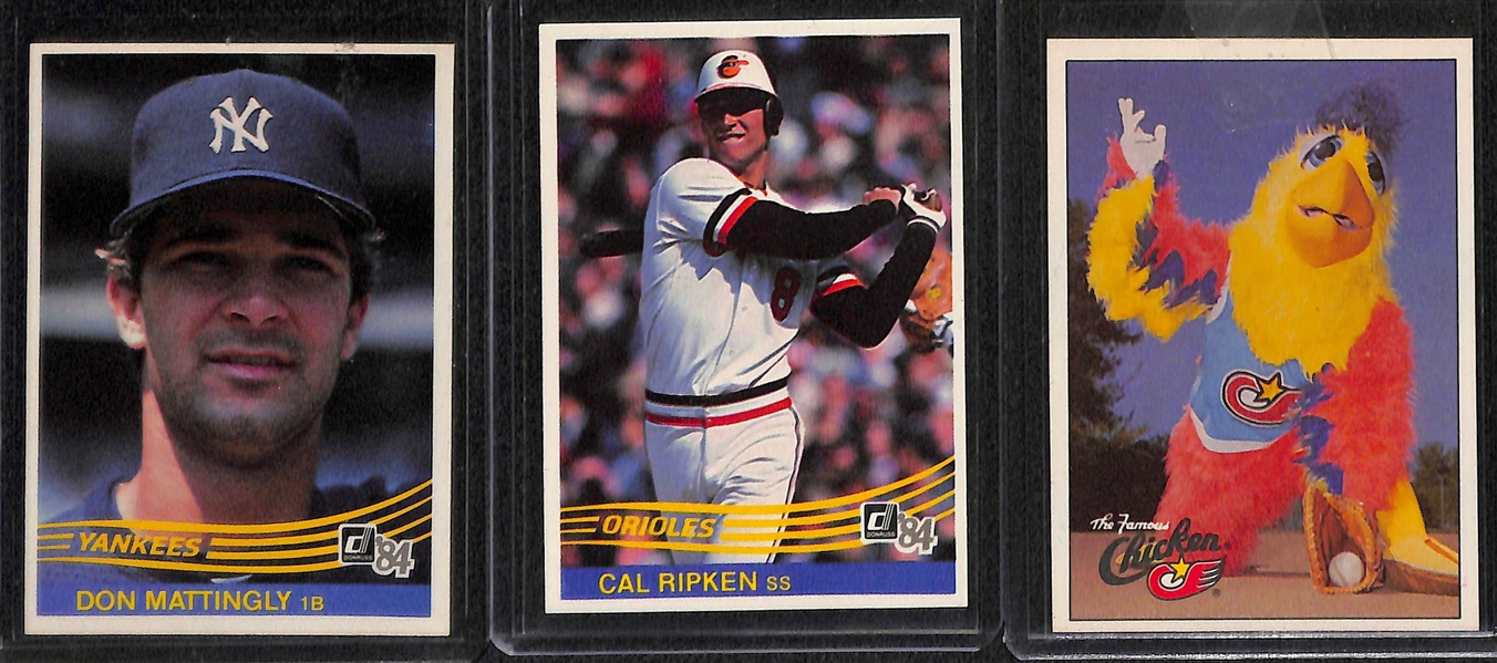  1984 Donruss & 1984 Fleer Baseball Complete Baseball Card Sets