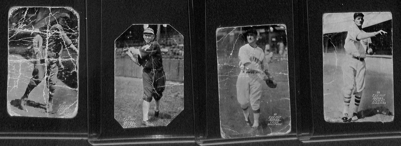 Lot of (22) 1927-1928 Zeenut Pacific Coast League Baseball Cards
