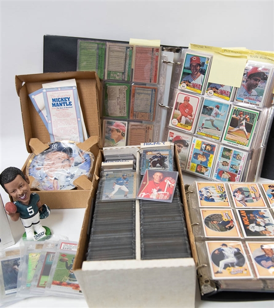 Bulk Lot of Sports Cards & Memorabilia 