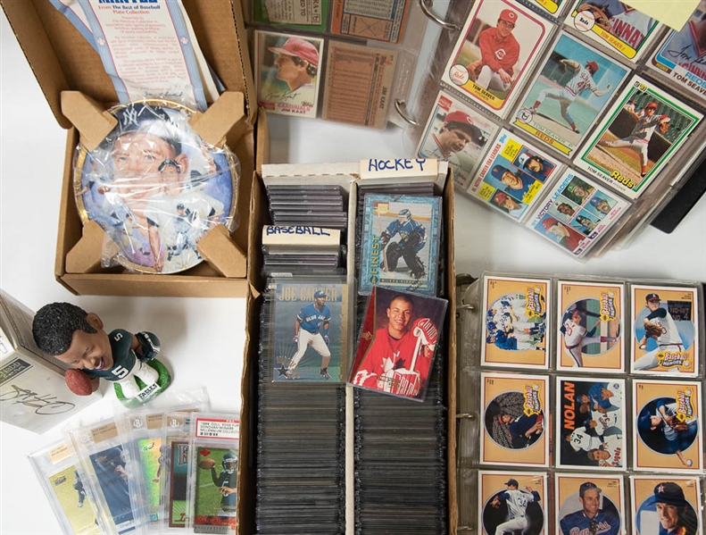 Bulk Lot of Sports Cards & Memorabilia 