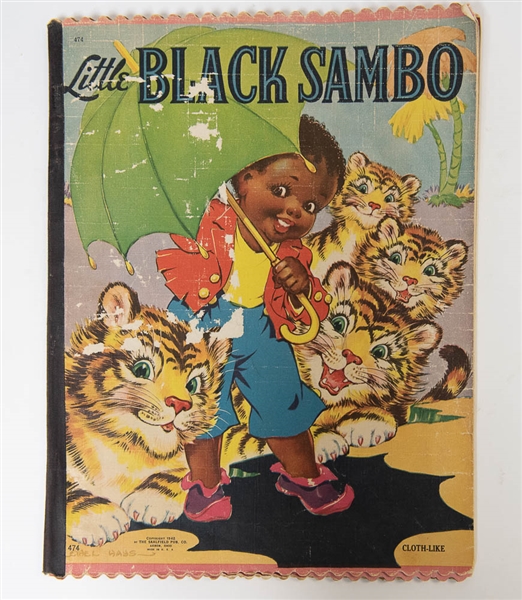 1942 Little Black Sambo Cloth Book & Collectibles
