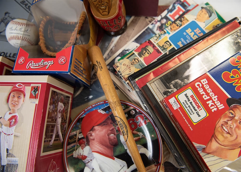 Bulk Sports Card & Memorabilia Lot w. Mantle Cards