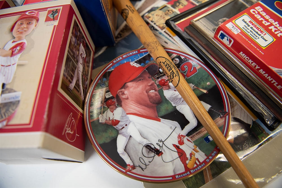 Bulk Sports Card & Memorabilia Lot w. Mantle Cards