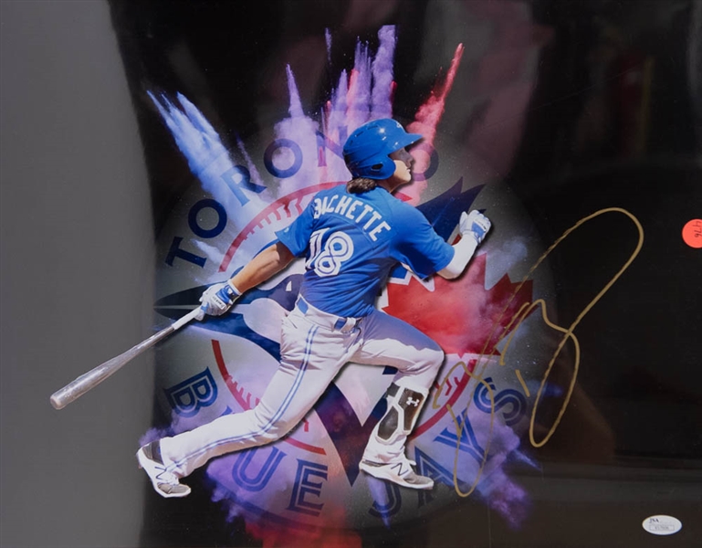 Bo Bichette Signed 16x20 Photo - JSA