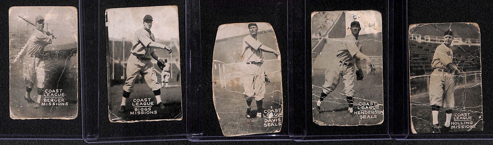 Lot of (19) 1931-1937 Zeenut Pacific Coast League Baseball Cards