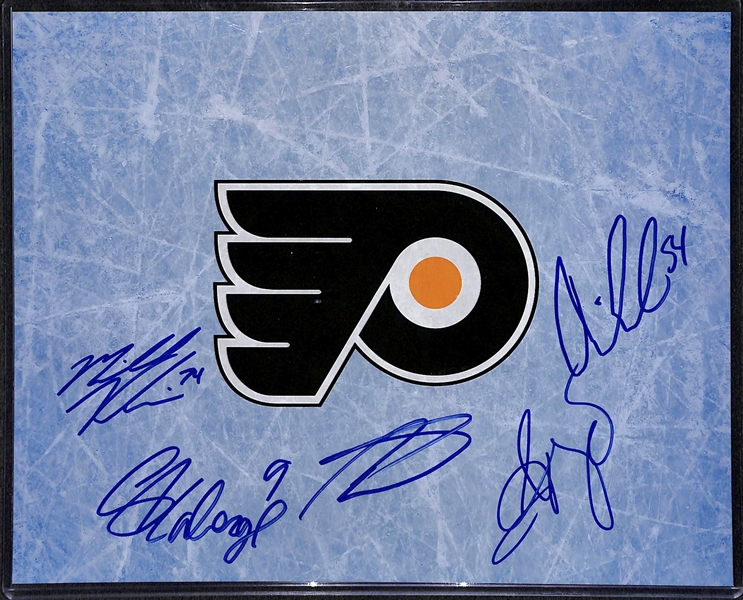 Flyers Autographed Memorabilia Lot w. Nolan Patrick