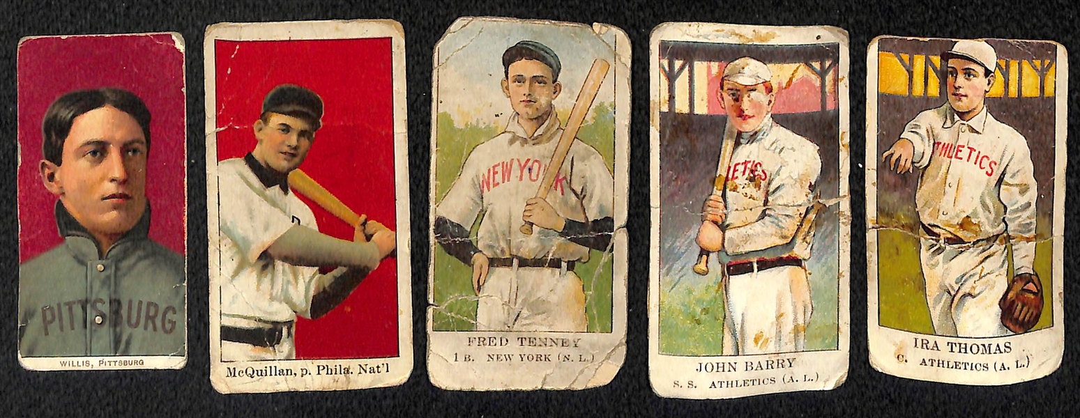 Lot of 40 Early 1900s Mixed Sports Cards w. Boxer Abe Attell