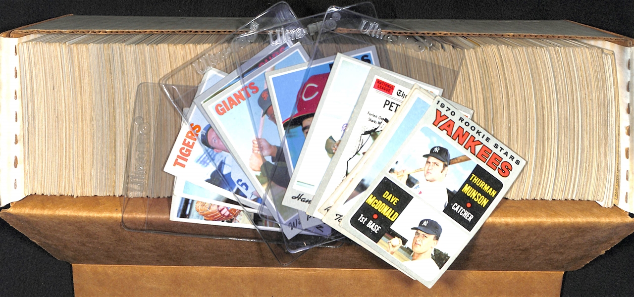 1970 Baseball Card Set (All 720 Cards in the Set)