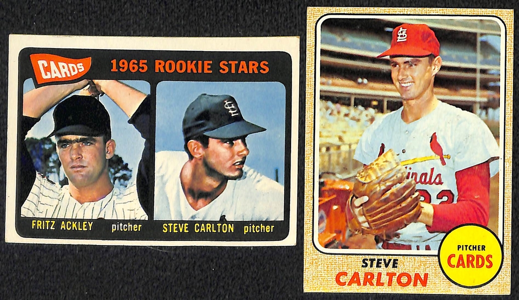 Lot of 36 Mike Schmidt & Steve Carlton Topps Cards w/ Rookies